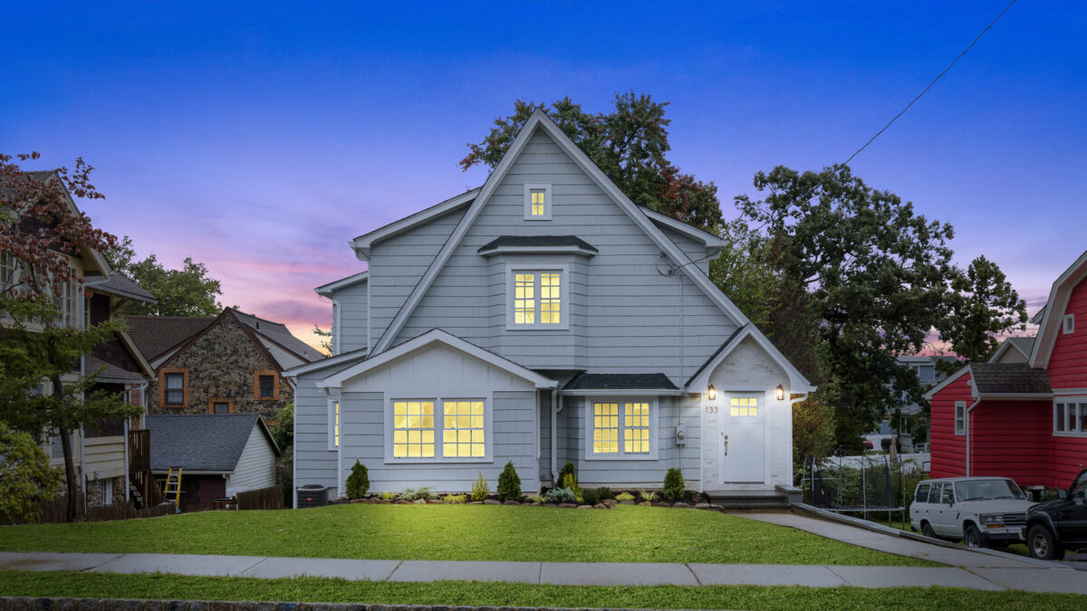 Exterior of New Jersey house after as-is cash sale following a fast relocation