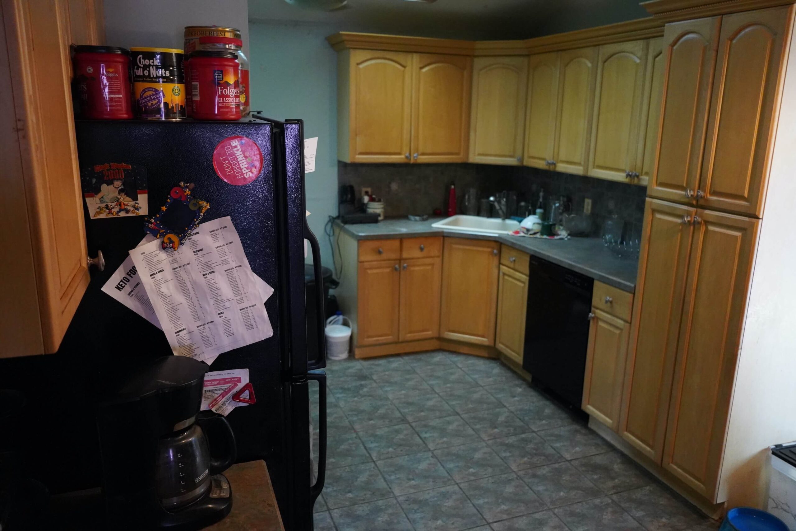 Kitchen at 133 Forest Ave, Verona NJ, before renovation
