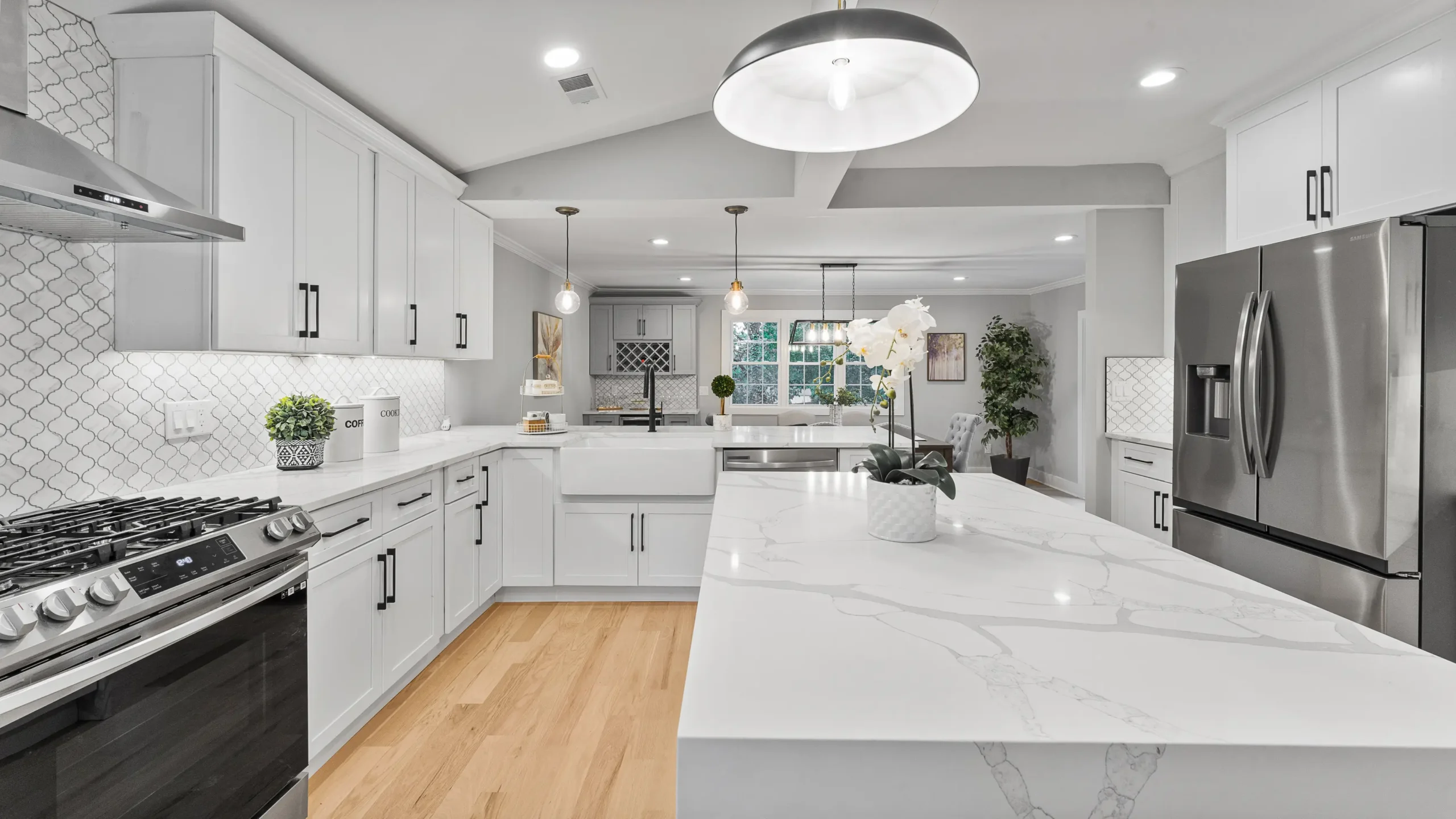 Kitchen at 133 Forest Ave, Verona NJ, after renovation