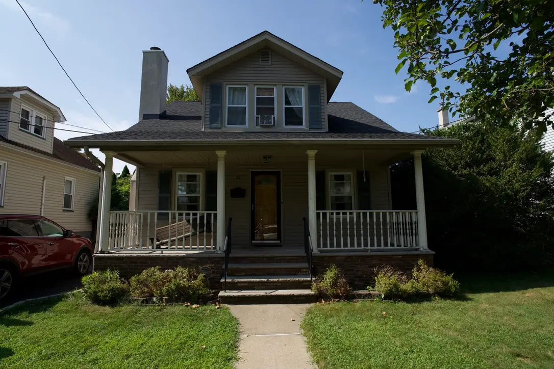 Exterior of 71 Kierstead Ave in Nutley, NJ, before renovation